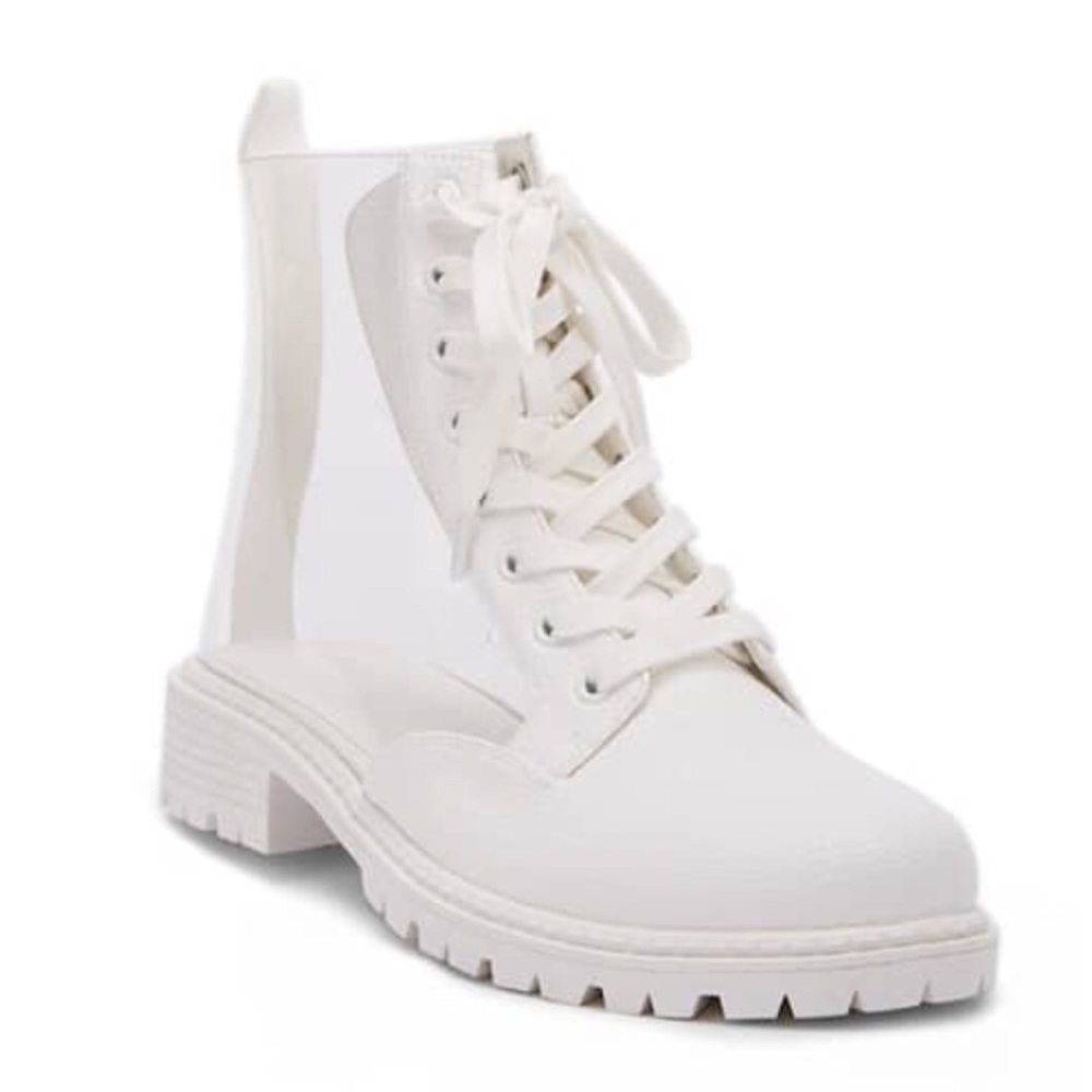 Vinyl Combat Booties